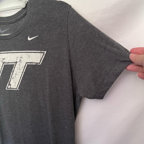 Nike Virginia Tech Vt Hokies Mens T-Shirt Sz XL Collegiate Street Norm Slim Fit - Picture 4 of 11